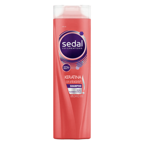 Shampoo Sedal Keratina Antioxidante 340 Ml