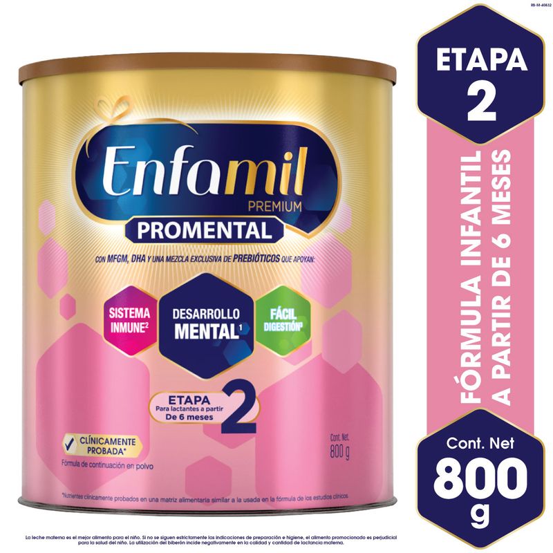 Enfamil 2 Complete Premium 800 gr leche infantil de continuación