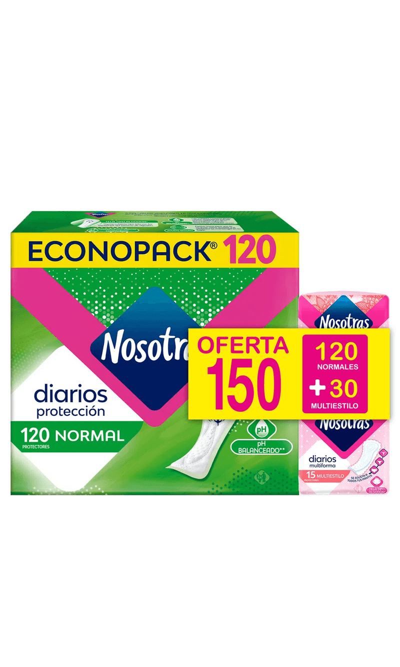 PROTECTORES-NORMAL-NOSOTRAS-120-UNDS--PROT.-MULTI.-30-UNDS.