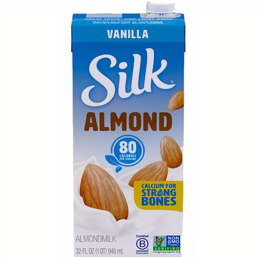 Leche De Almendra Silk Vainilla 946 Ml 80 Calorias