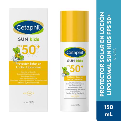 Protector Solar Sun Kids Fps 50+ En Loción Liposomal 150 Ml Cetaphil