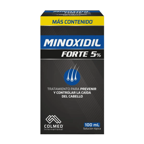 MINOXIDIL FORTE 5% COLMED FCO X 100ML.
