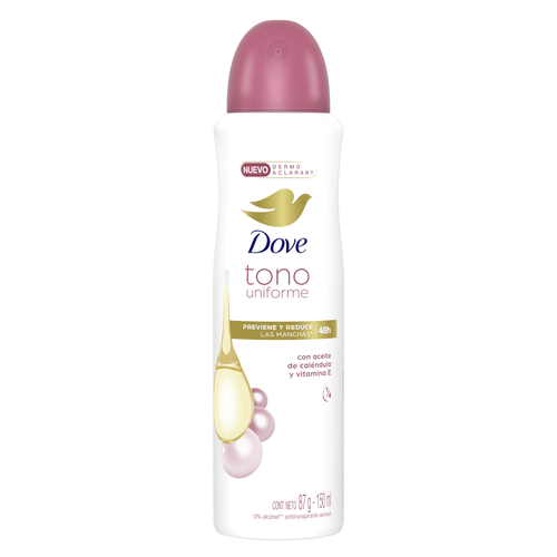 DESODORANTE DOVE SPRAY TONO UNIFORME 150 ML MUJER