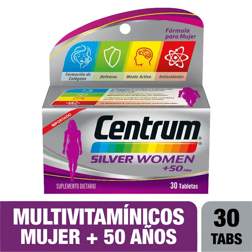Centrum Silver Women +50 30 Tabletas