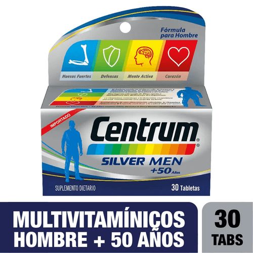 Centrum Silver Men +50 30 Tabletas