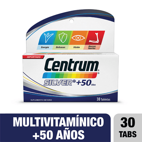 Centrum Silver +50 Anos 30 Tabletas