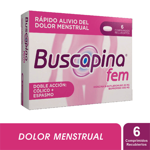 Buscapina Fem 6 Tabletas