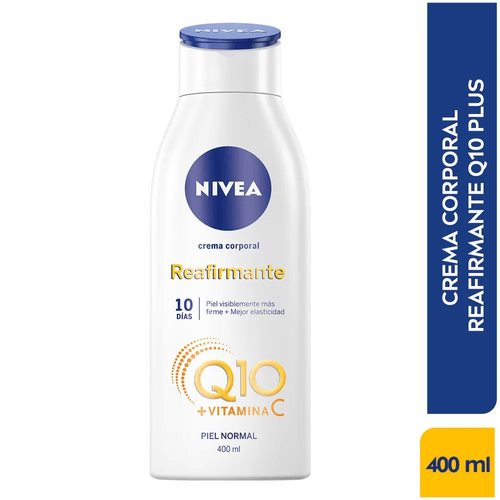 Crema Nivea Corporal Reafirmante Q10+Vitamina C 400 Ml