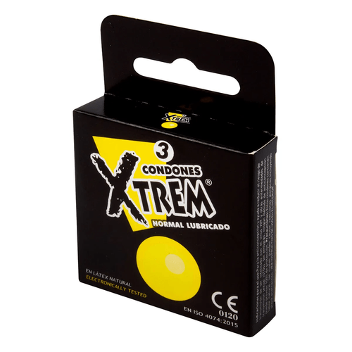 Preservativos Xtrem Normal Lubricado 3 Unidades