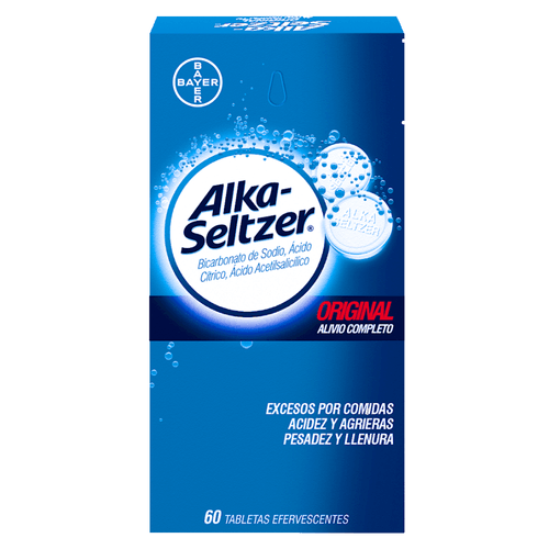 Alka Seltzer 60 Tabletas