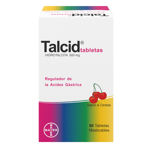 Talcid Cereza 60 Tabletas