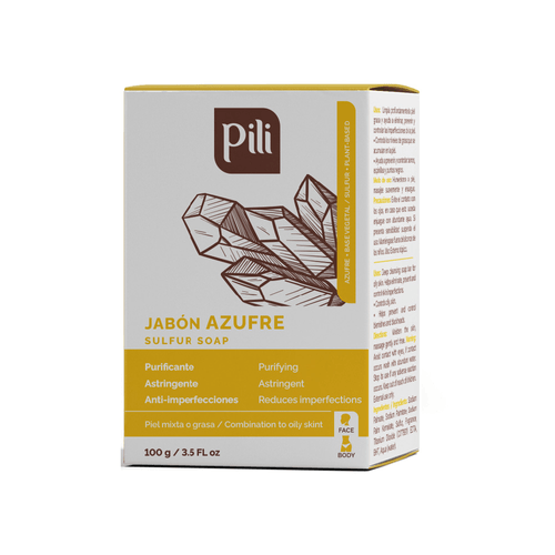 Jabon Azufre Pili 100 Gramos