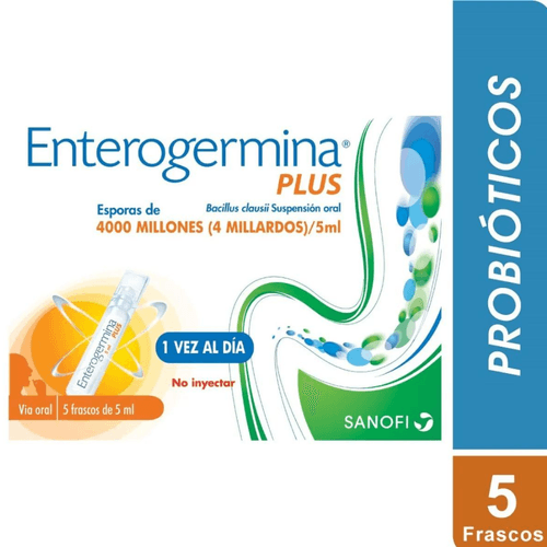 Enterogermina Plus 5 Ampollas Bebibles