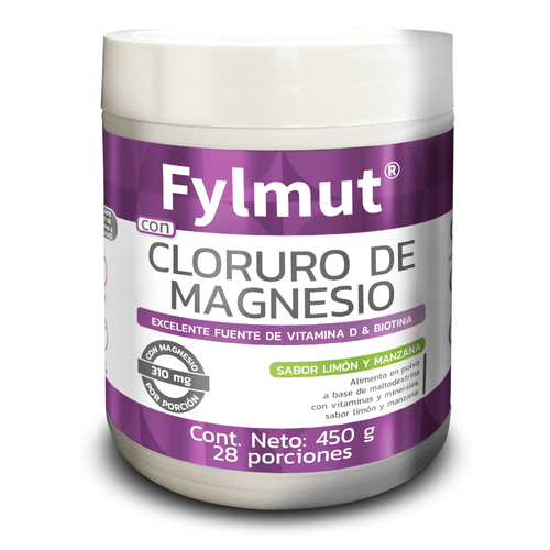 Cloruro De Magnesio Fylmut Sabor Limon Manzana 450G