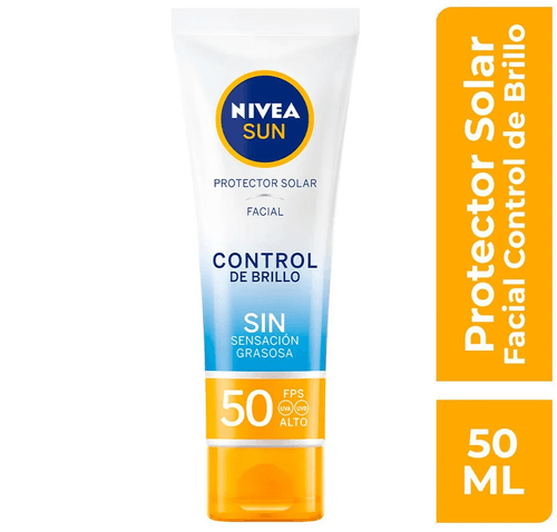 Protector Nivea Sun Shine Control Anti Brillo Spf50 50Ml
