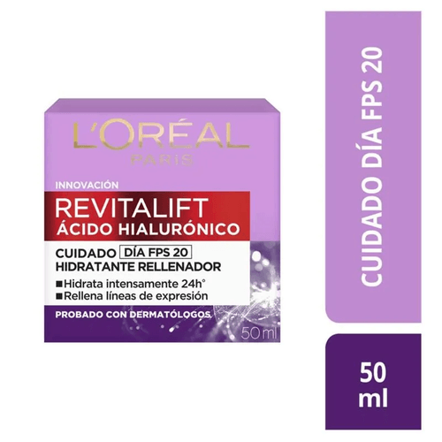 Dermo Expertise Revitalift Acido Hialuronico Dia 50 Ml