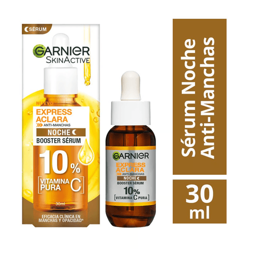 Serum Vitamina C Express Aclara Nocturno Garnier 30Ml