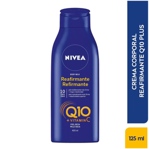 Crema Nivea Body Milk Q10 Reafirmante Piel Seca 400Ml
