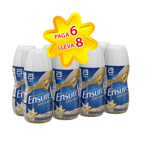 Ensure Advance 220 Ml Pack Pague 6 Lleve 8