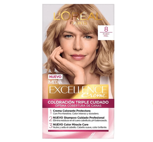 Tinte Excellence Creme Kit 8 Rubio Miel