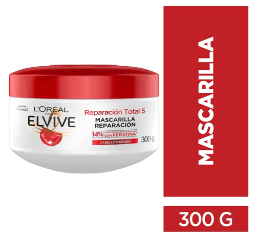 Crema Tratamiento Elvive Reparacion Total 5 300 Gr