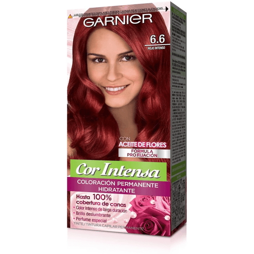 Tinte Nutrisse Cor Intenso 6.6 Rojo Intenso