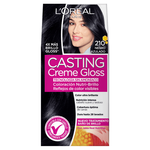 Tinte Casting 2.10 Creme Gloss Negro Azulado