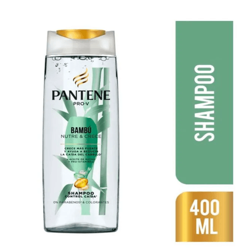 Shampoo Pantene Control Caída Bambú 400 Ml