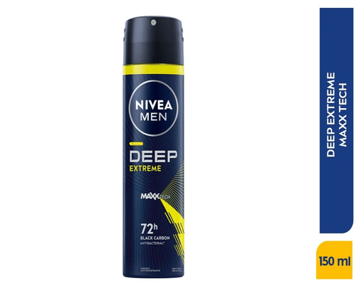 Desodorante Nivea Men Deep Extreme Aerosol 150 Ml