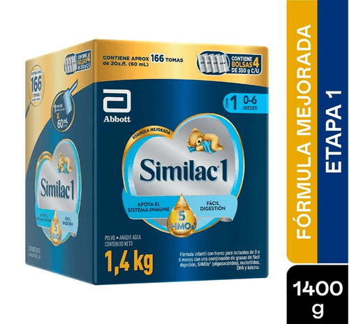 Similac 1 5Hmos Caja 1400 Gramos