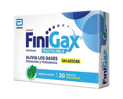 Finigax Masticable Menta 20 Tabletas