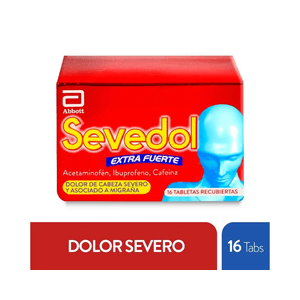 Sevedol Extra Fuerte 16 Tabletas