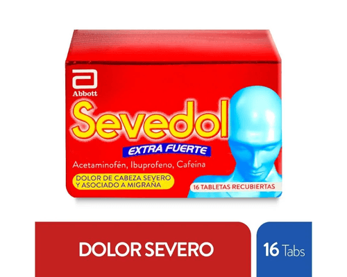 Sevedol Extra Fuerte 16 Tabletas
