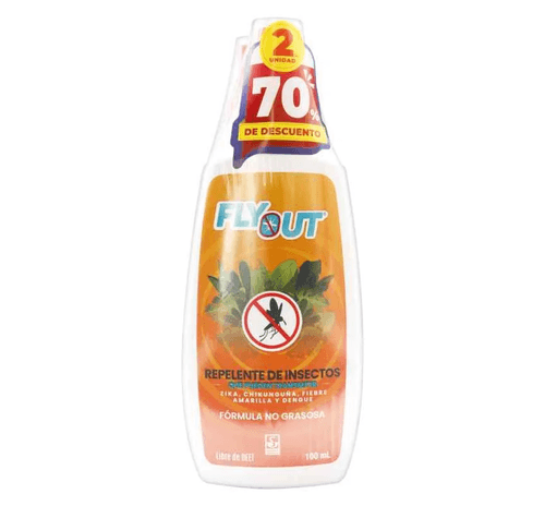 Repelente Fly Out 100Ml Pague 1 Lleve 2 Precio Especial