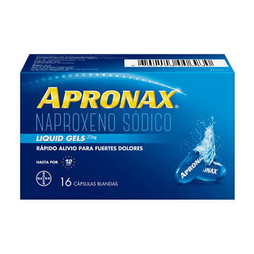 Apronax Liquid Gel 275 Mg 16 Capsulas