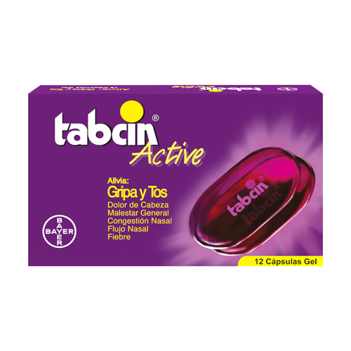 Tabcin Active Liquid Gel 12 Capsulas