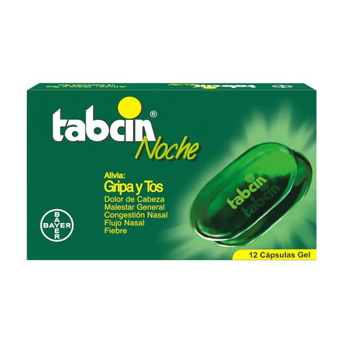 Tabcin Noche Liquid Gel 12 Capsulas