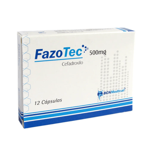 Fazotec 500 Mg 12 Capsulas
