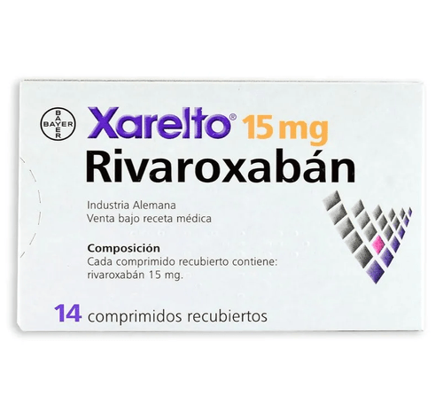 Xarelto 15 Mg 14 Comprimidos