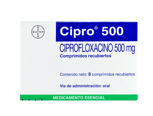 Cipro 500 Mg 8 Tabletas