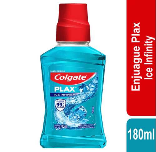 Enjuague Colgate Plax Ice Infinity 180Ml