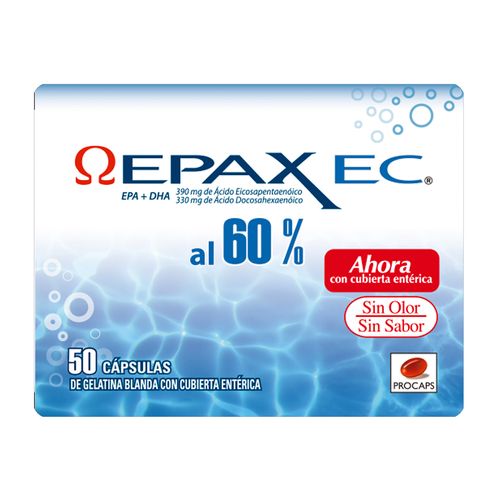 Epax 720 Mg Ec 50 Capsulas