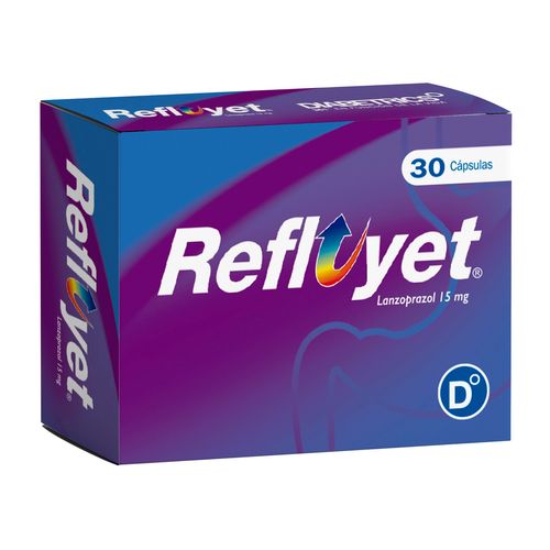 Refluyet 15 Mg 30 Capsulas