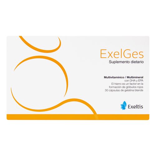 Exelges Suplemento Multivitaminico 30 Unidades