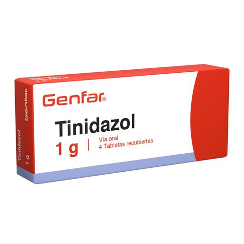 Tinidazol 1 Gr 4 Tabletas Gf