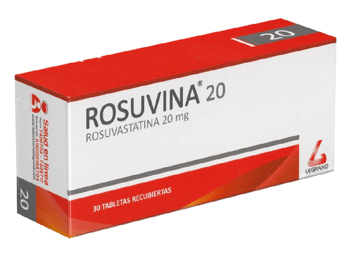 Rosuvina 20 Mg 30 Tabletas