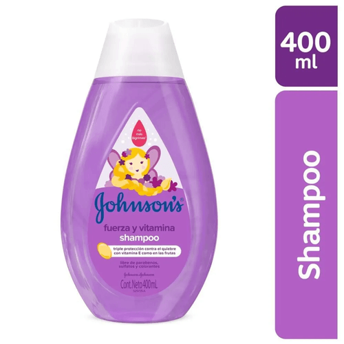 Shampoo Johnson´S Baby Fuerza Y Vitamina E 400 Ml
