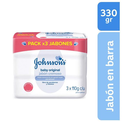 3 Jabon Johnson´S Baby Original 110 Gr