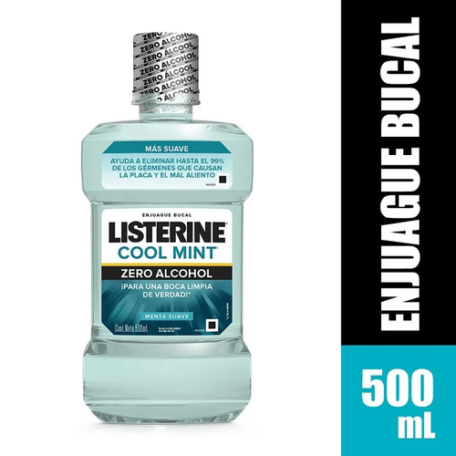 Listerine Zero Sin Alcohol 500 Ml
