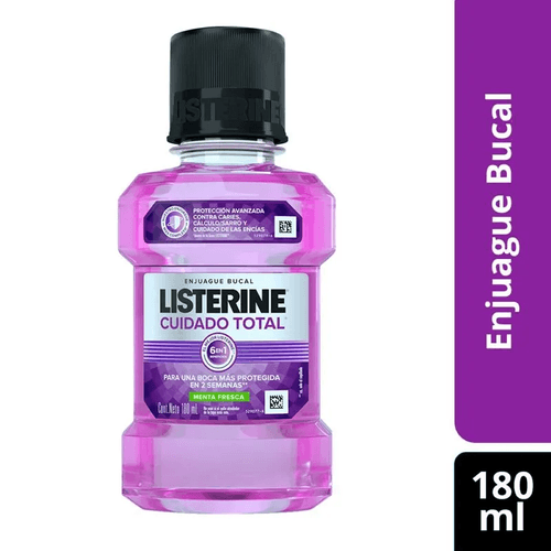 Listerine Cuidado Total 180 Ml